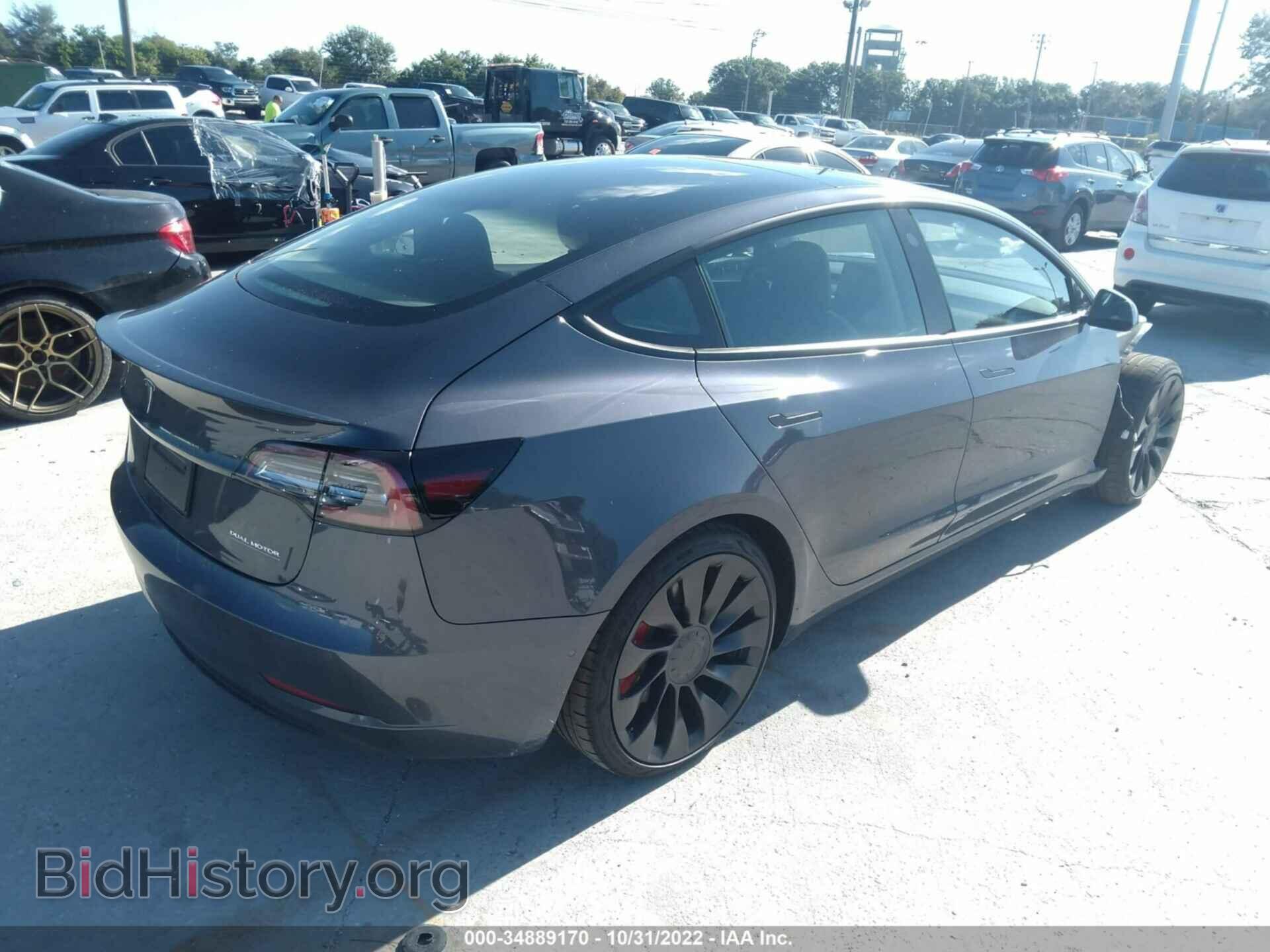 2022 TESLA MODEL 3 - VIN: 5YJ3E1EC6NF269751 - Фото 4