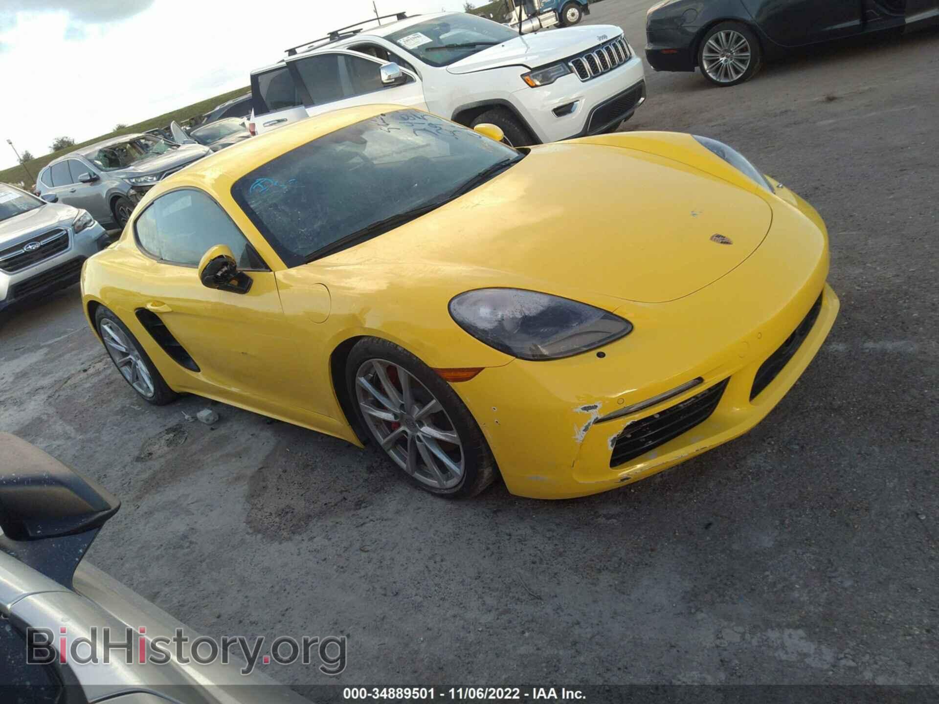 Photo WP0AB2A88JK278455 - PORSCHE 718 CAYMAN 2018