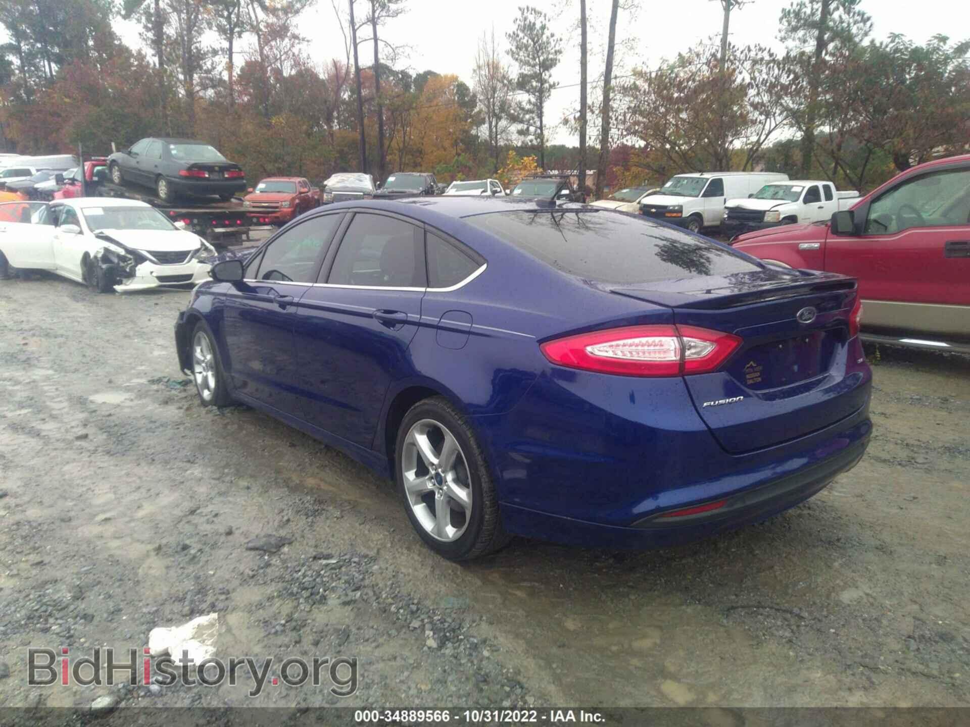 2013 FORD FUSION - VIN: 3FA6P0H70DR302956 - Photo 3
