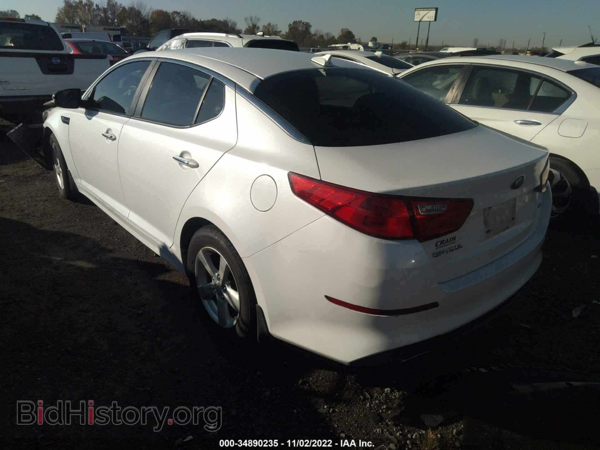 2014 KIA OPTIMA - VIN: KNAGM4A77E5486321 - Photo 3