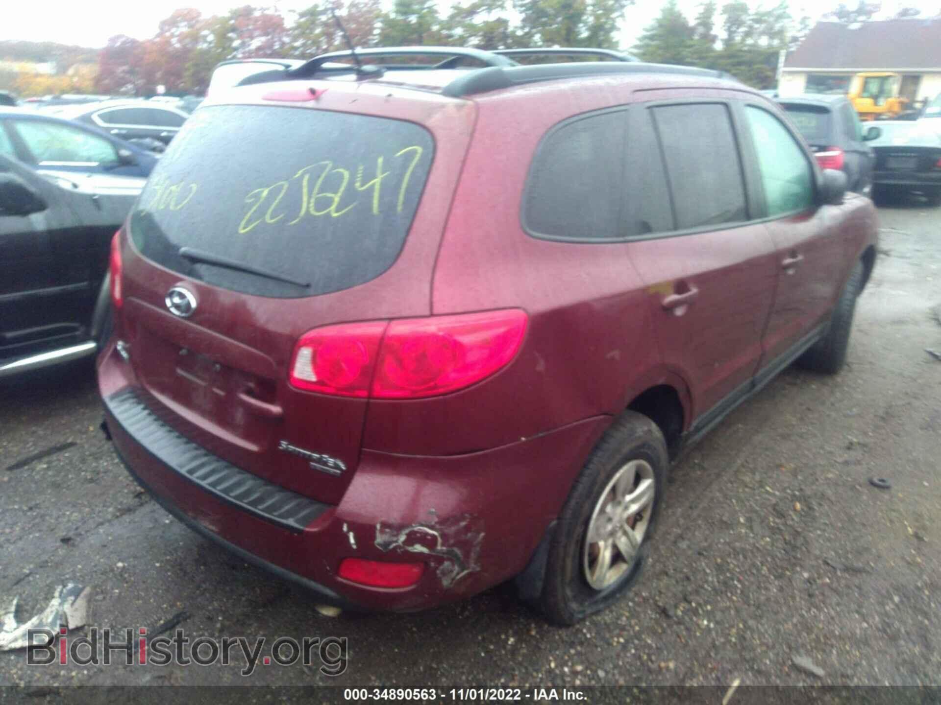 2009 HYUNDAI SANTA FE - VIN: 5NMSG73D39H242550 - Фото 4