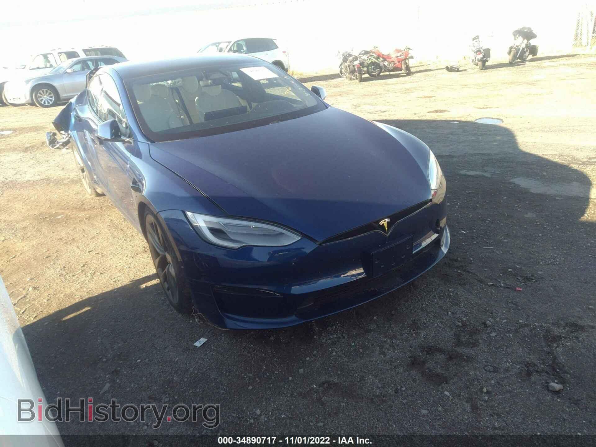 Photo 5YJSA1E58MF436585 - TESLA MODEL S 2021