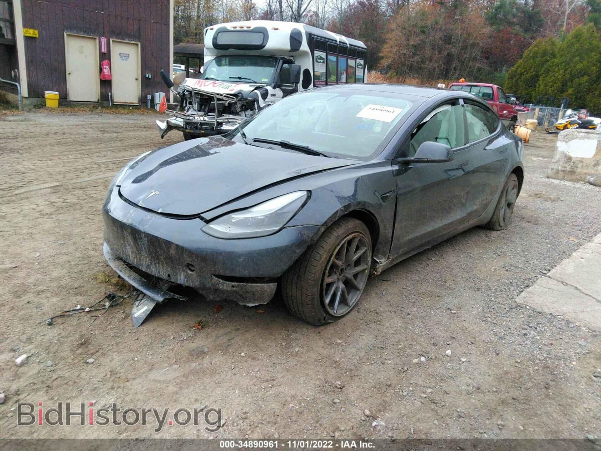 2022 TESLA MODEL 3 - VIN: 5YJ3E1EB3NF129146 - Photo 2
