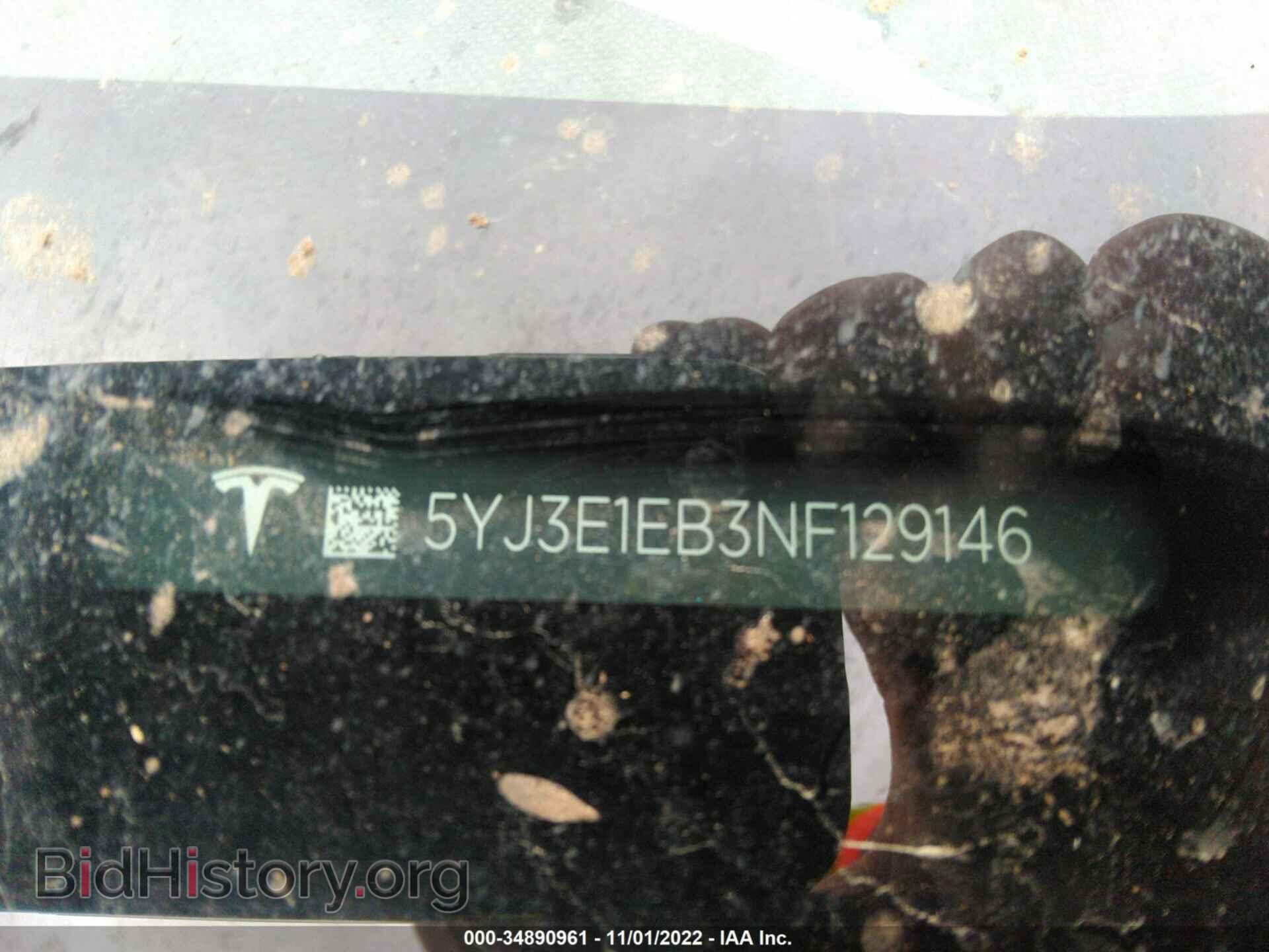 2022 TESLA MODEL 3 - VIN: 5YJ3E1EB3NF129146 - Photo 9