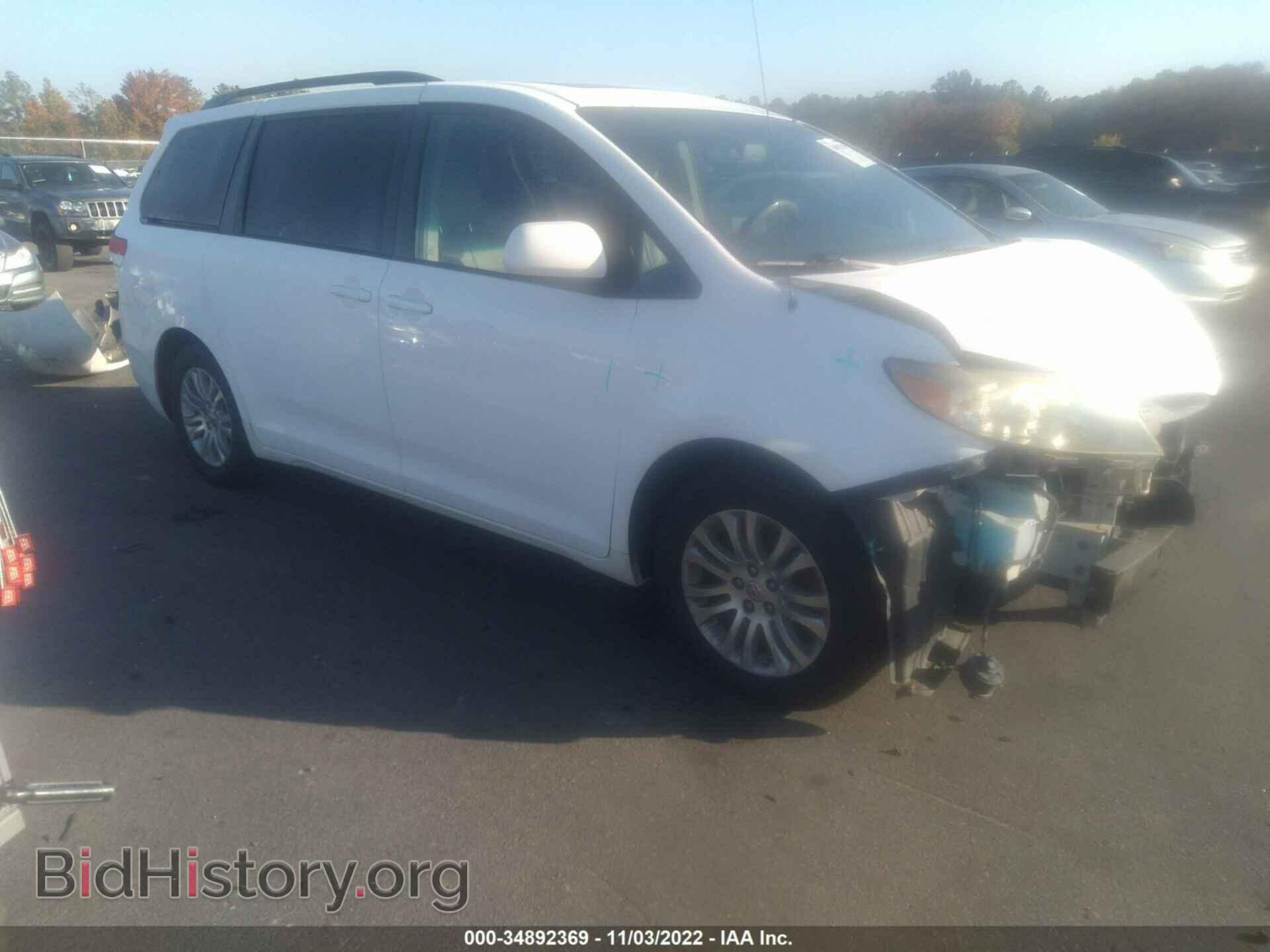 Photo 5TDYK3DC8CS240501 - TOYOTA SIENNA 2012