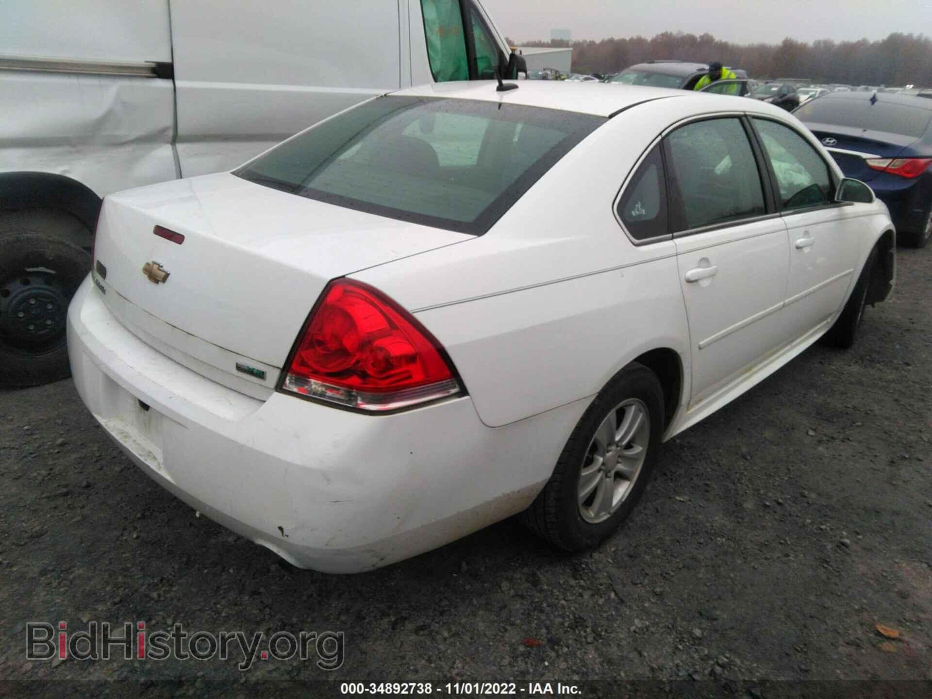 2012 CHEVROLET IMPALA - VIN: 2G1WF5E38C1209173 - Фото 4
