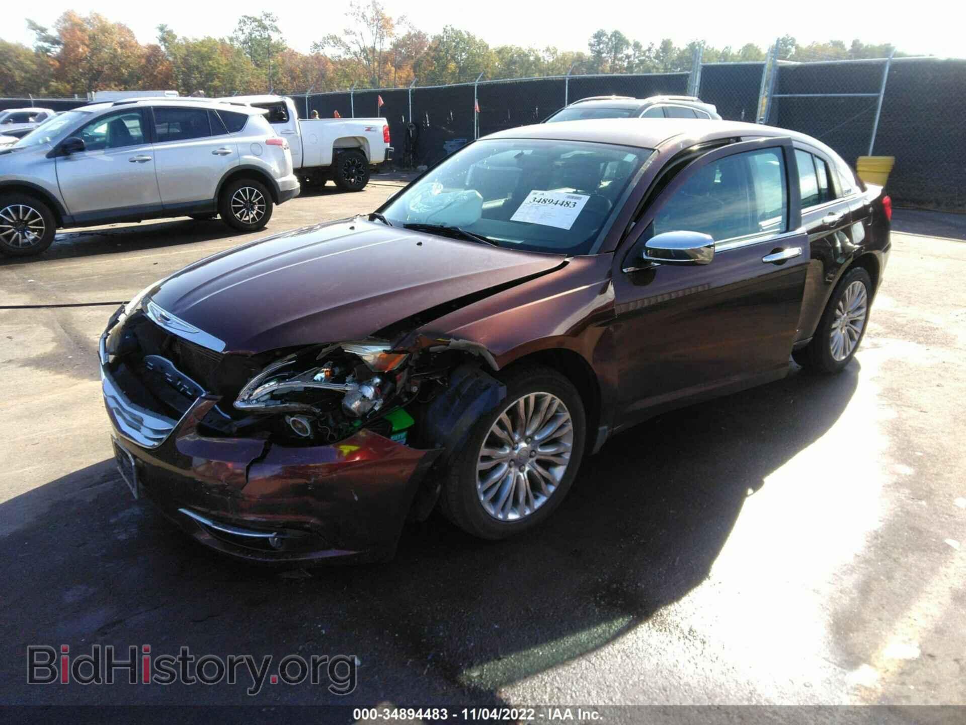 2012 CHRYSLER 200 - VIN: 1C3CCBCB4CN181256 - Фото 2
