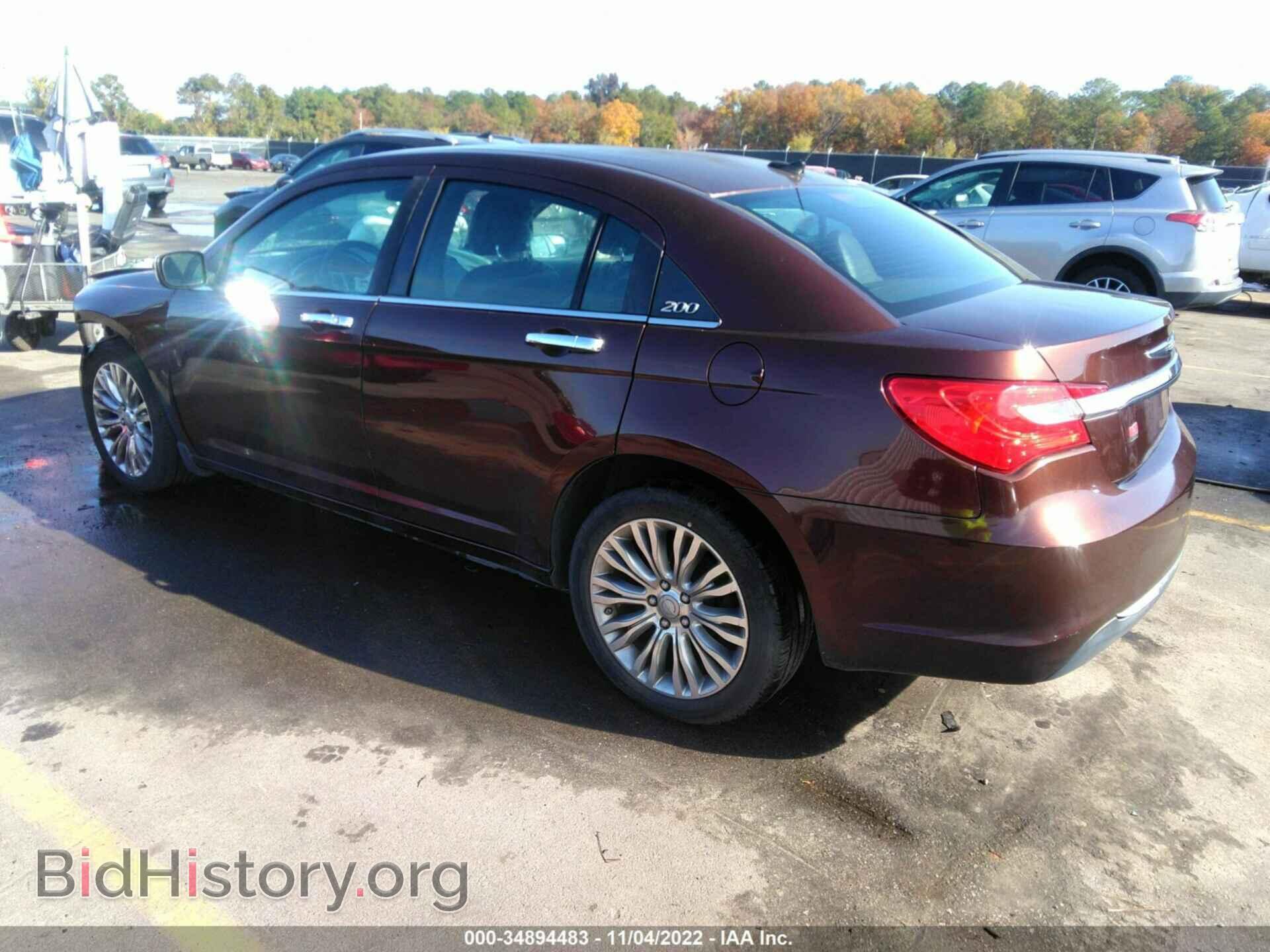 2012 CHRYSLER 200 - VIN: 1C3CCBCB4CN181256 - Фото 3