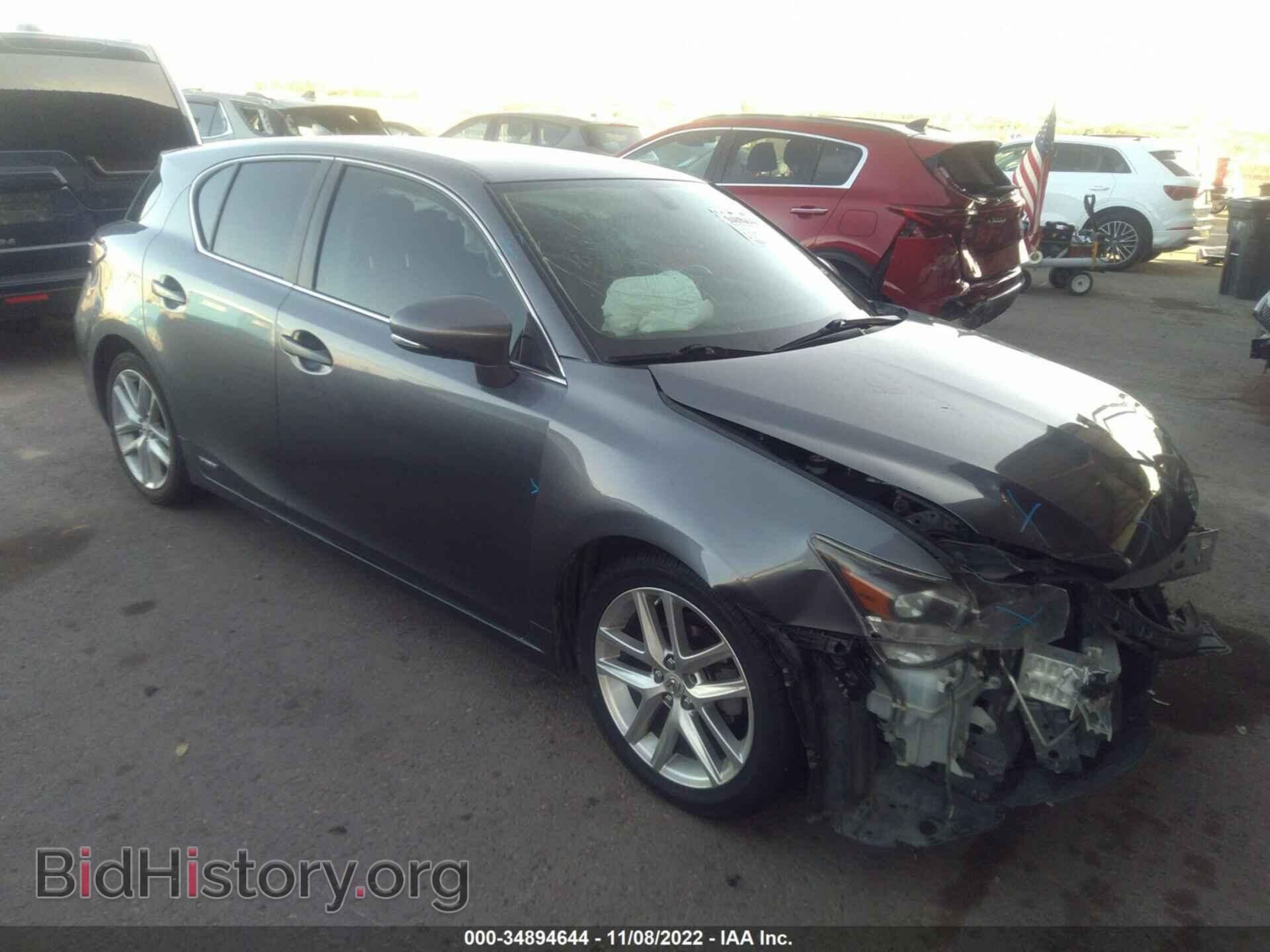 Фотография JTHKD5BH8H2292749 - LEXUS CT 2017