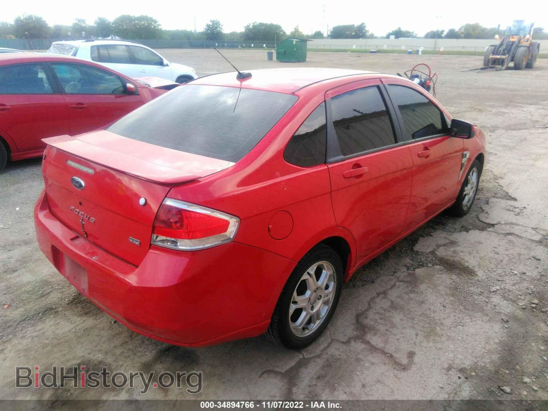 2008 FORD FOCUS - VIN: 1FAHP35N38W165205 - Фото 4