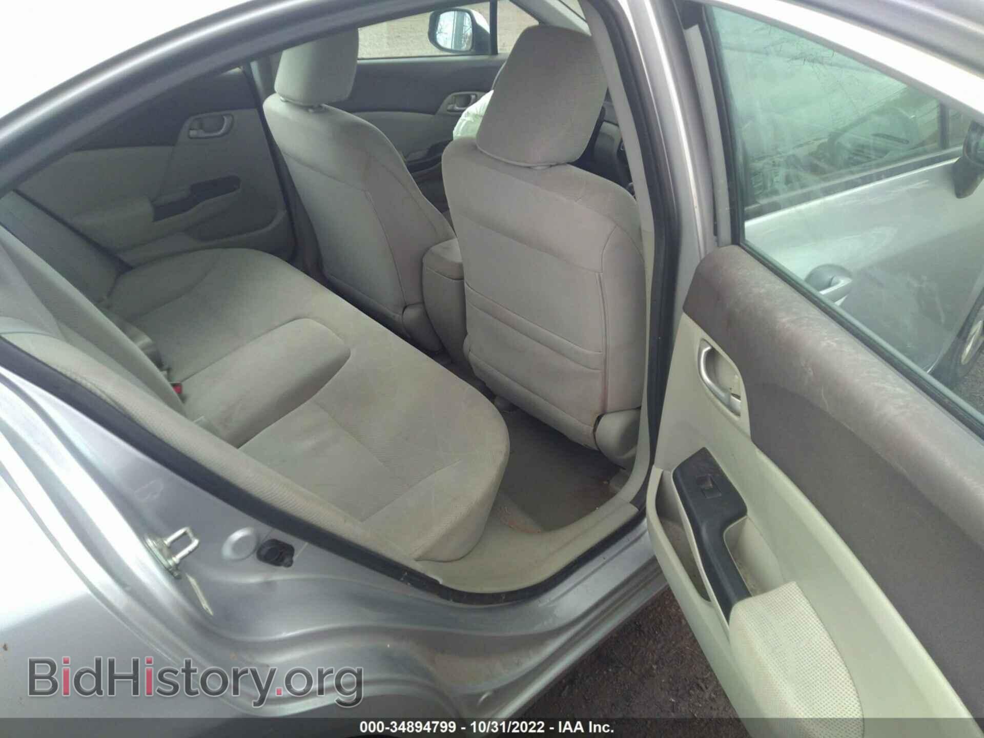 2012 HONDA CIVIC SDN - VIN: 19XFB2F52CE070940 - Фото 8