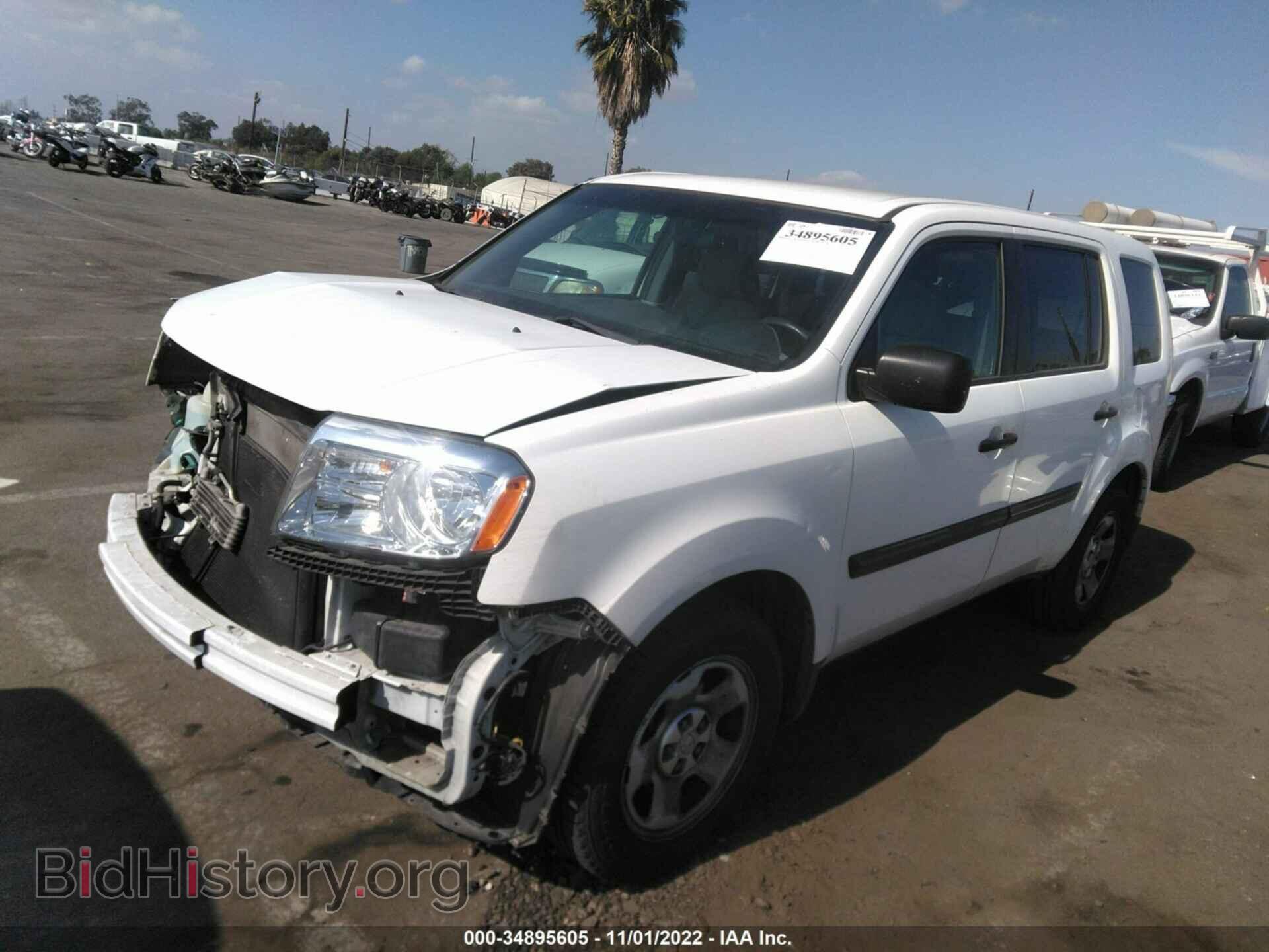 2012 HONDA PILOT - VIN: 5FNYF4H22CB072354 - Фото 2
