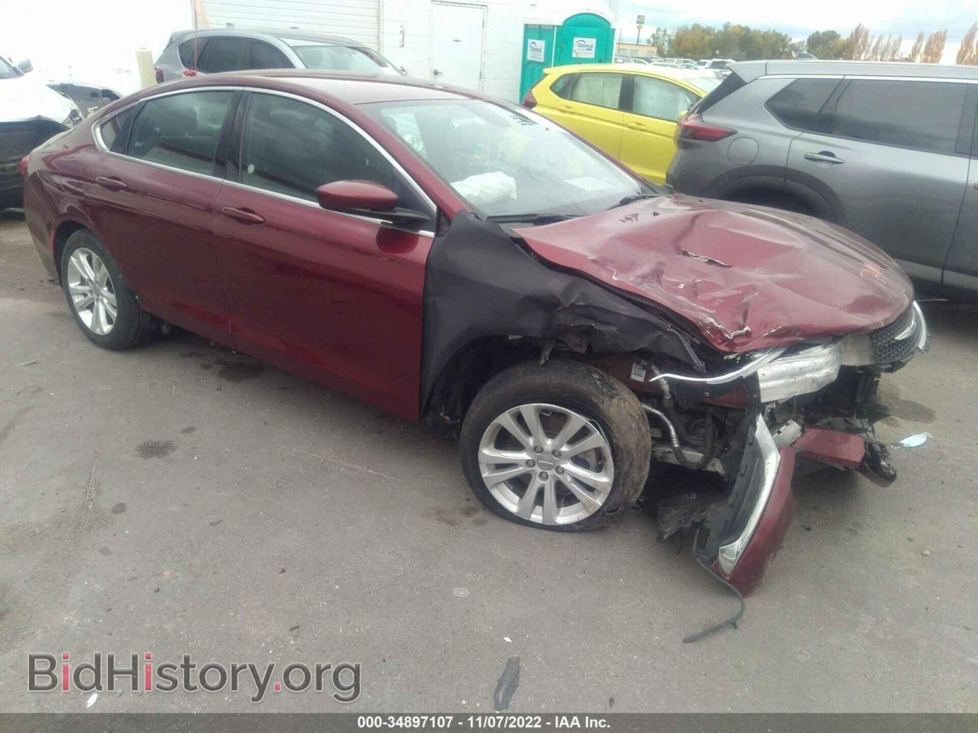 Фотография 1C3CCCAB8GN171084 - CHRYSLER 200 2016