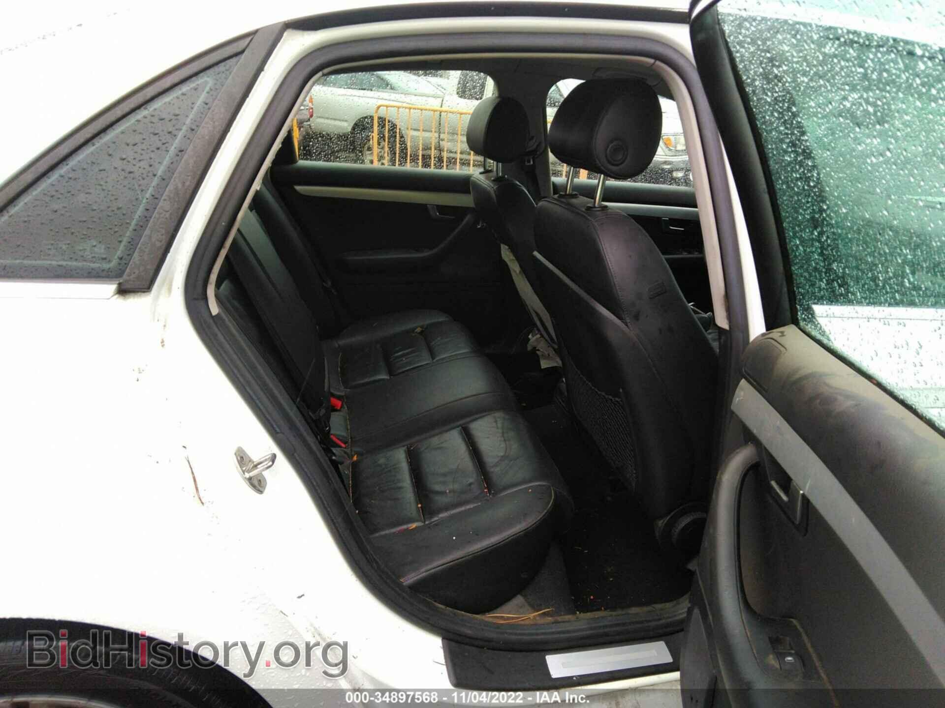 2008 AUDI A4 - VIN: WAUDF78E68A168107 - Фото 8