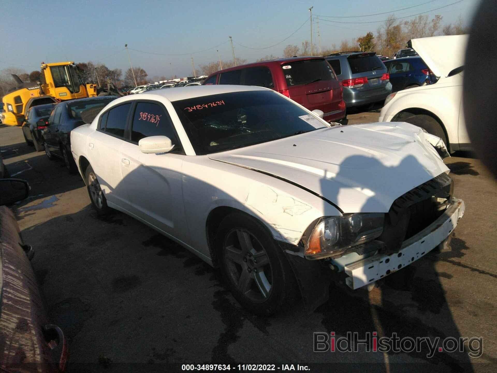 Photo 2C3CDXBG6DH668461 - DODGE CHARGER 2013