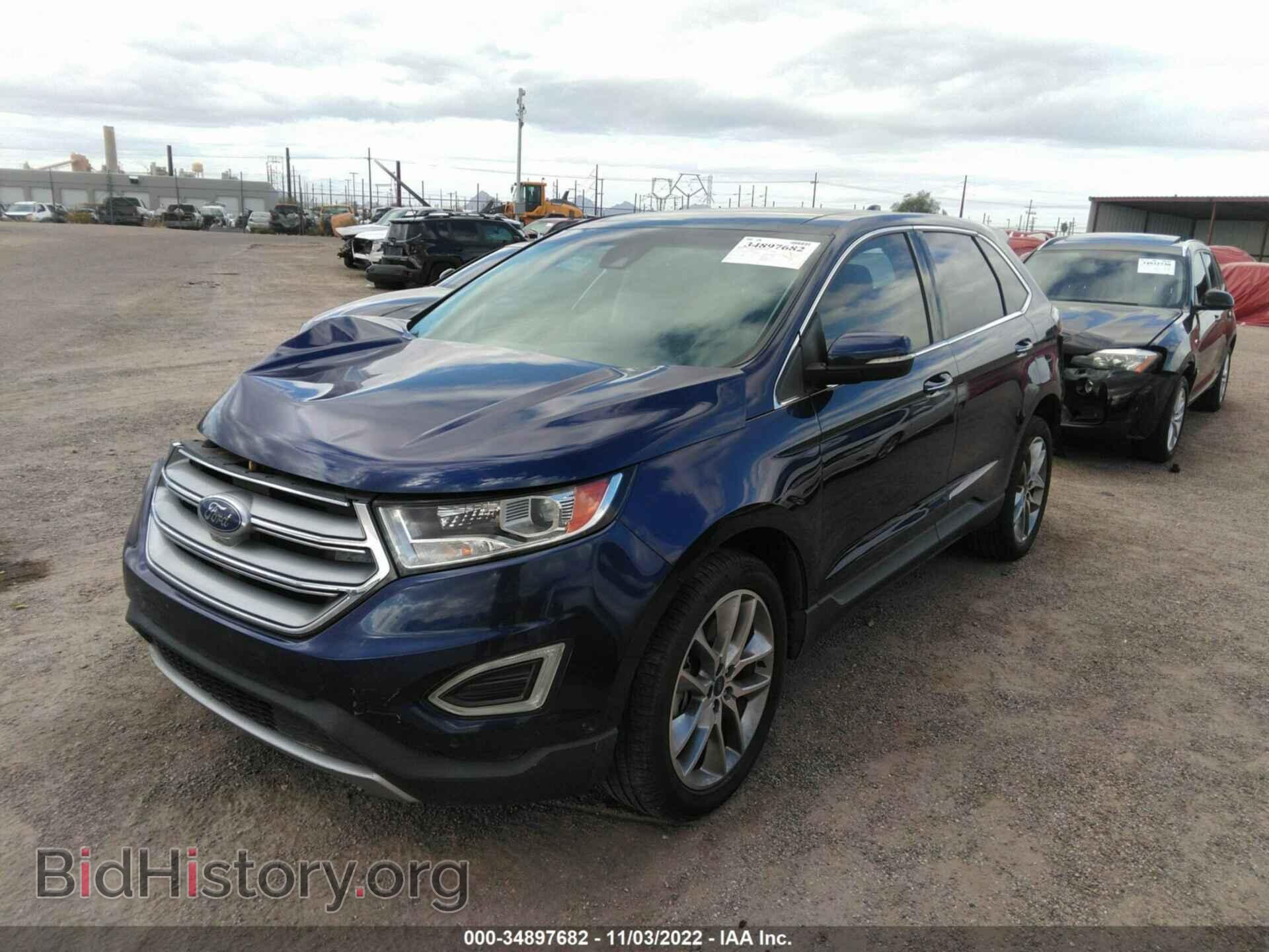2016 FORD EDGE - VIN: 2FMPK3K84GBC43067 - Фото 2