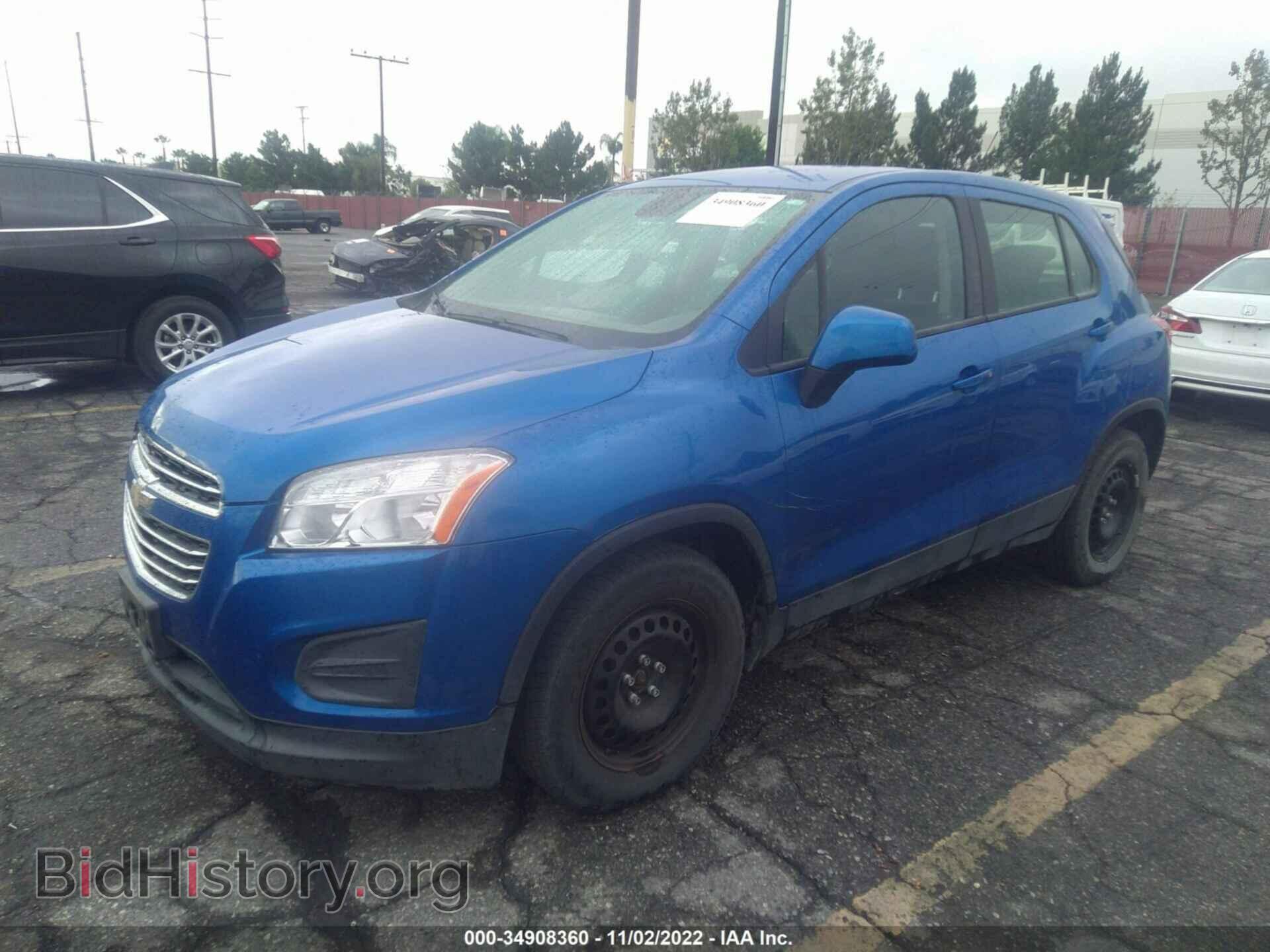 2016 CHEVROLET TRAX - VIN: KL7CJKSB2GB660198 - Фото 2