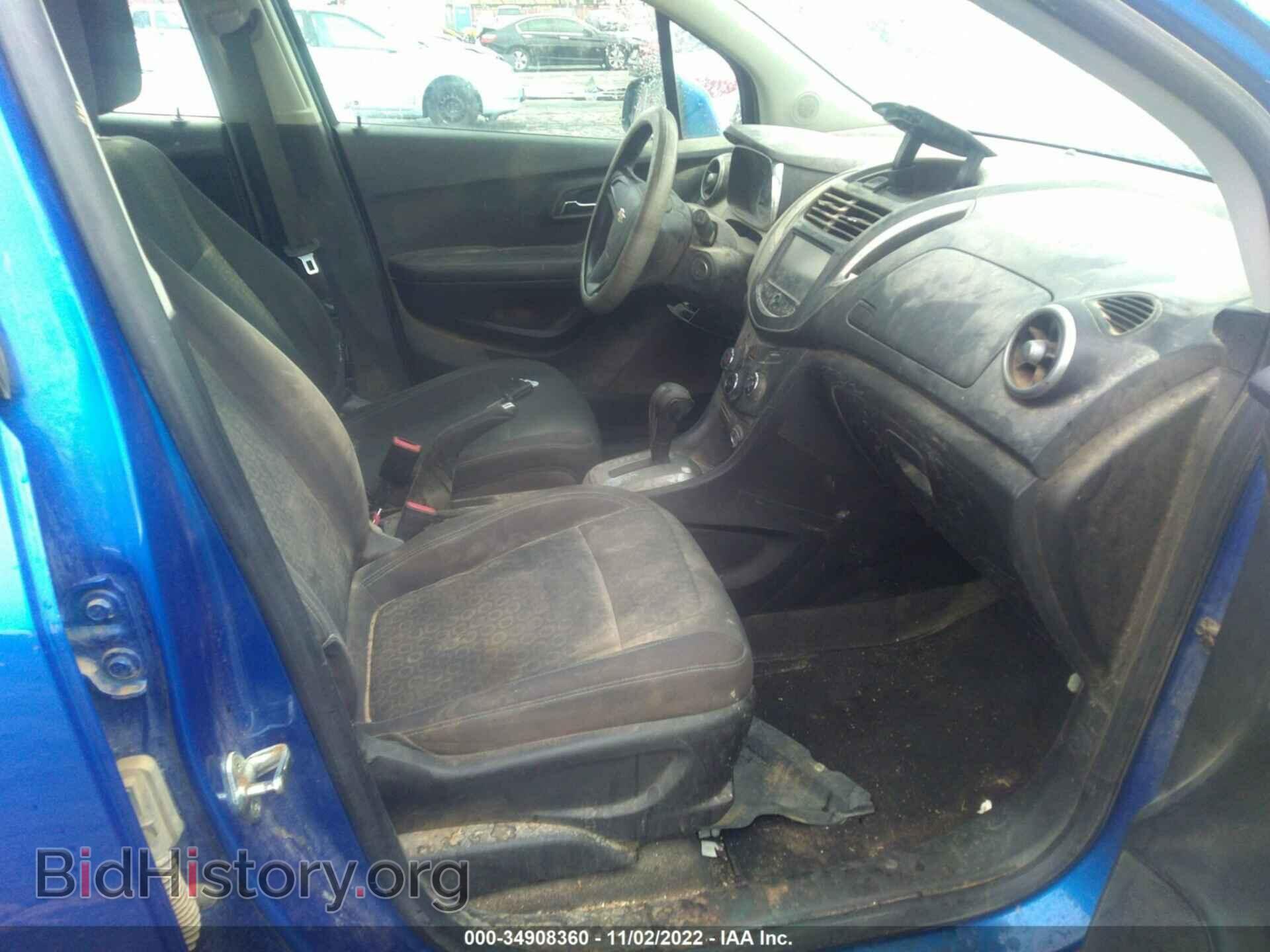 2016 CHEVROLET TRAX - VIN: KL7CJKSB2GB660198 - Фото 5