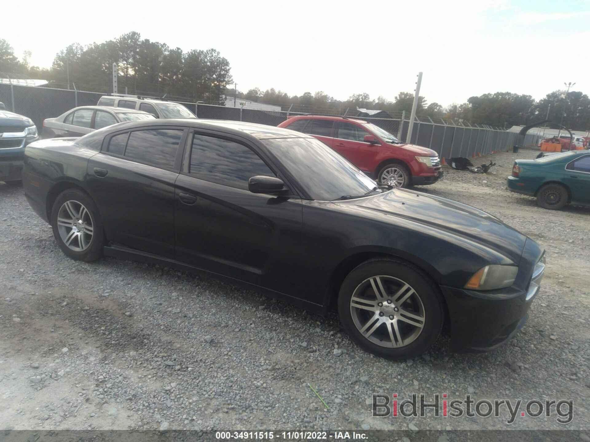 Photo 2C3CDXHG6DH537196 - DODGE CHARGER 2013