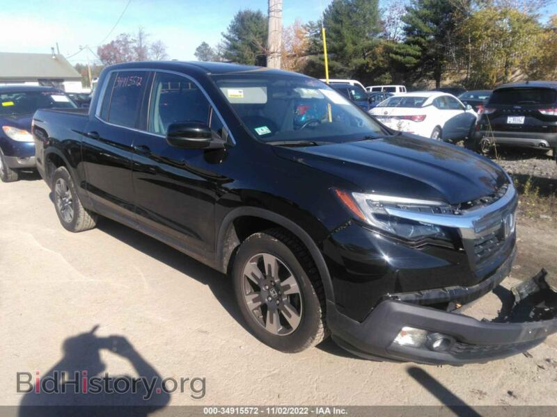 2019 Honda RIDGELINE RTL (VIN 5FPYK3F52KB007724) — фото 1 из 12, IAAI, повреждение: передняя часть