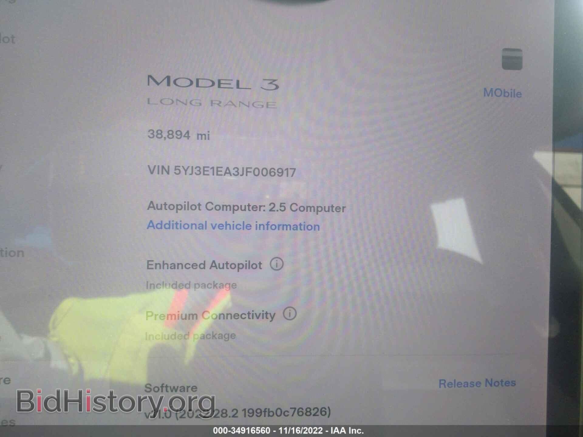 2018 TESLA MODEL 3 - VIN: 5YJ3E1EA3JF006917 - Photo 7
