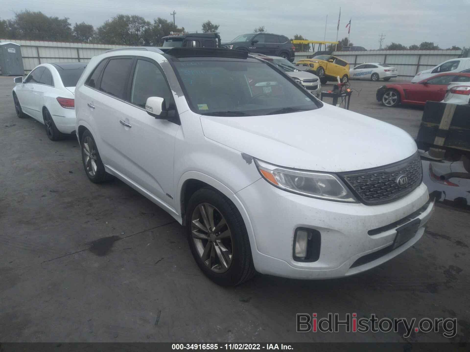 Photo 5XYKWDA77EG476287 - KIA SORENTO 2014