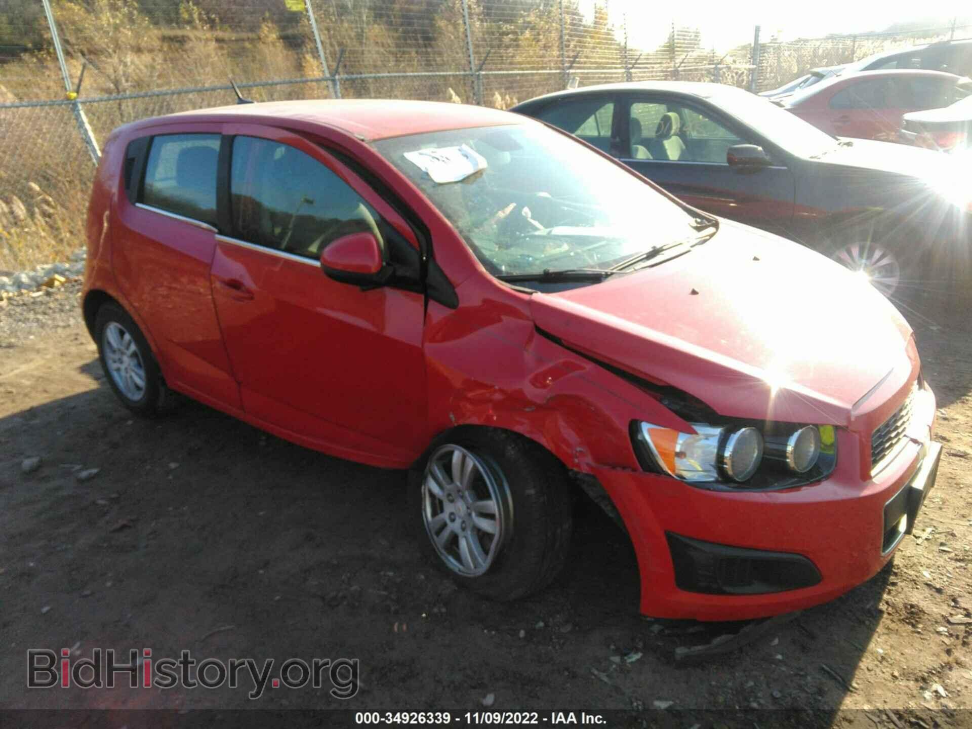 Фотография 1G1JC6SH7C4107652 - CHEVROLET SONIC 2012