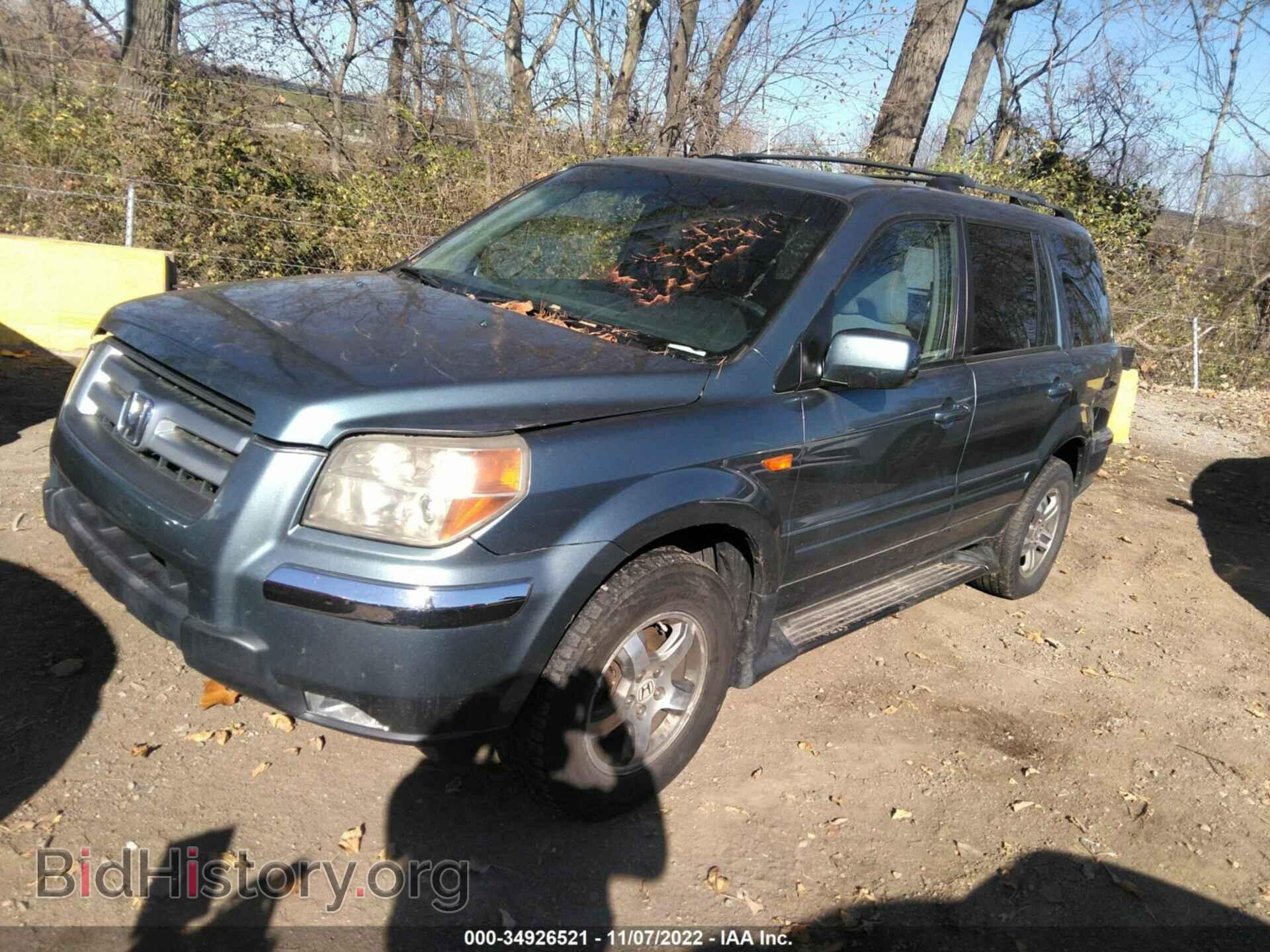 2007 HONDA PILOT - VIN: 2HKYF18437H529132 - Фото 2