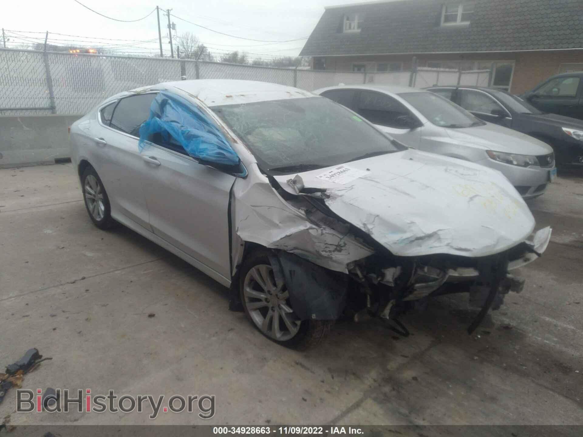 Фотография 1C3CCCAB3FN697704 - CHRYSLER 200 2015