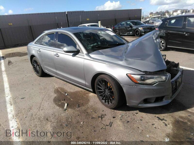 2013 Audi A6 2.0T Premium Plus (VIN WAUDFAFC9DN091766) — photo 1 of 10, IAAI, damage: left front