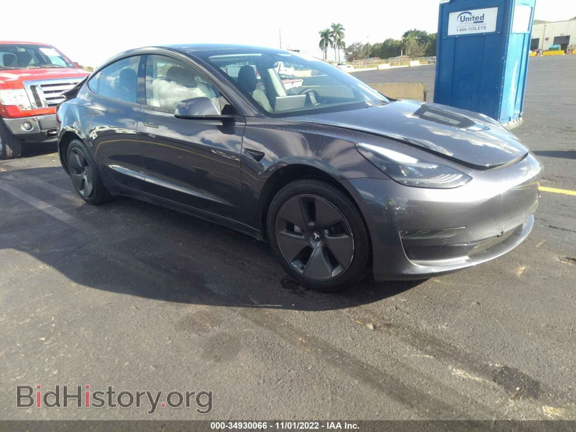 Photo 5YJ3E1EA3MF086787 - TESLA MODEL 3 2021