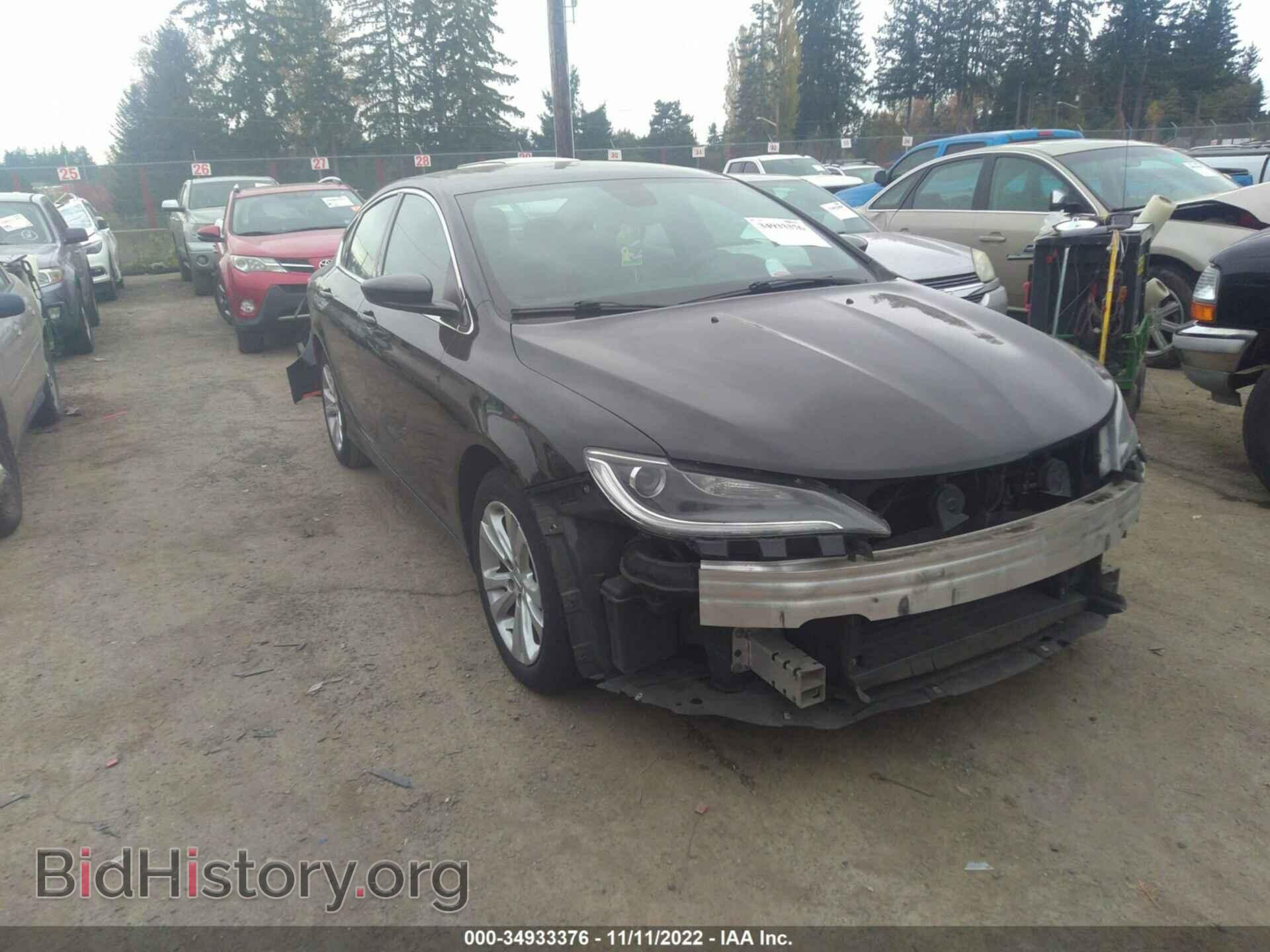 Фотография 1C3CCCAB2FN657243 - CHRYSLER 200 2015