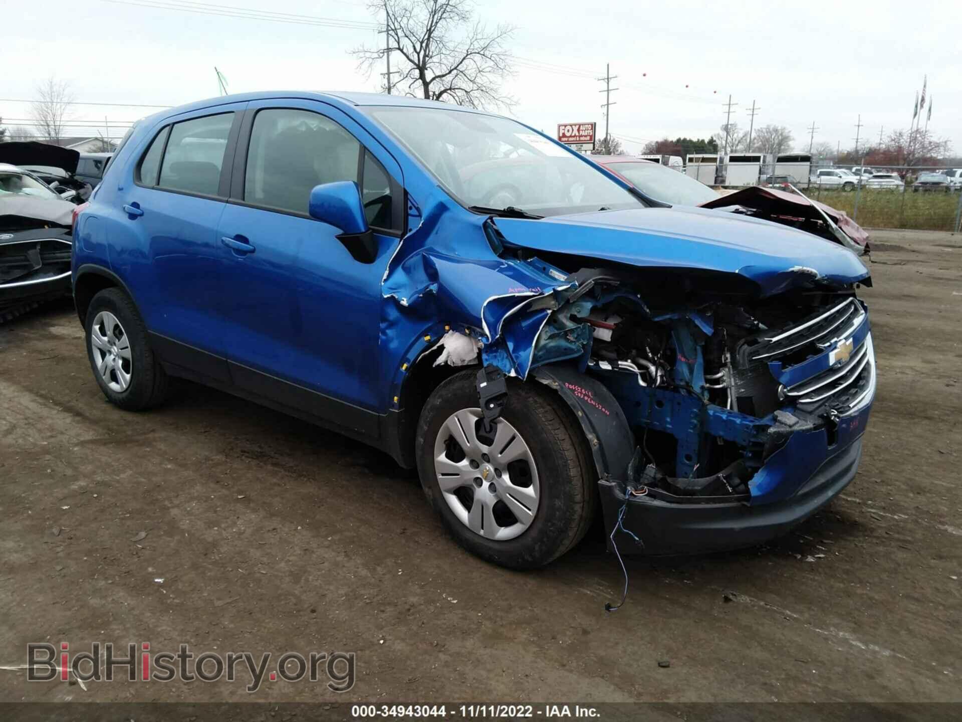 Photo KL7CJKSB3GB606716 - CHEVROLET TRAX 2016