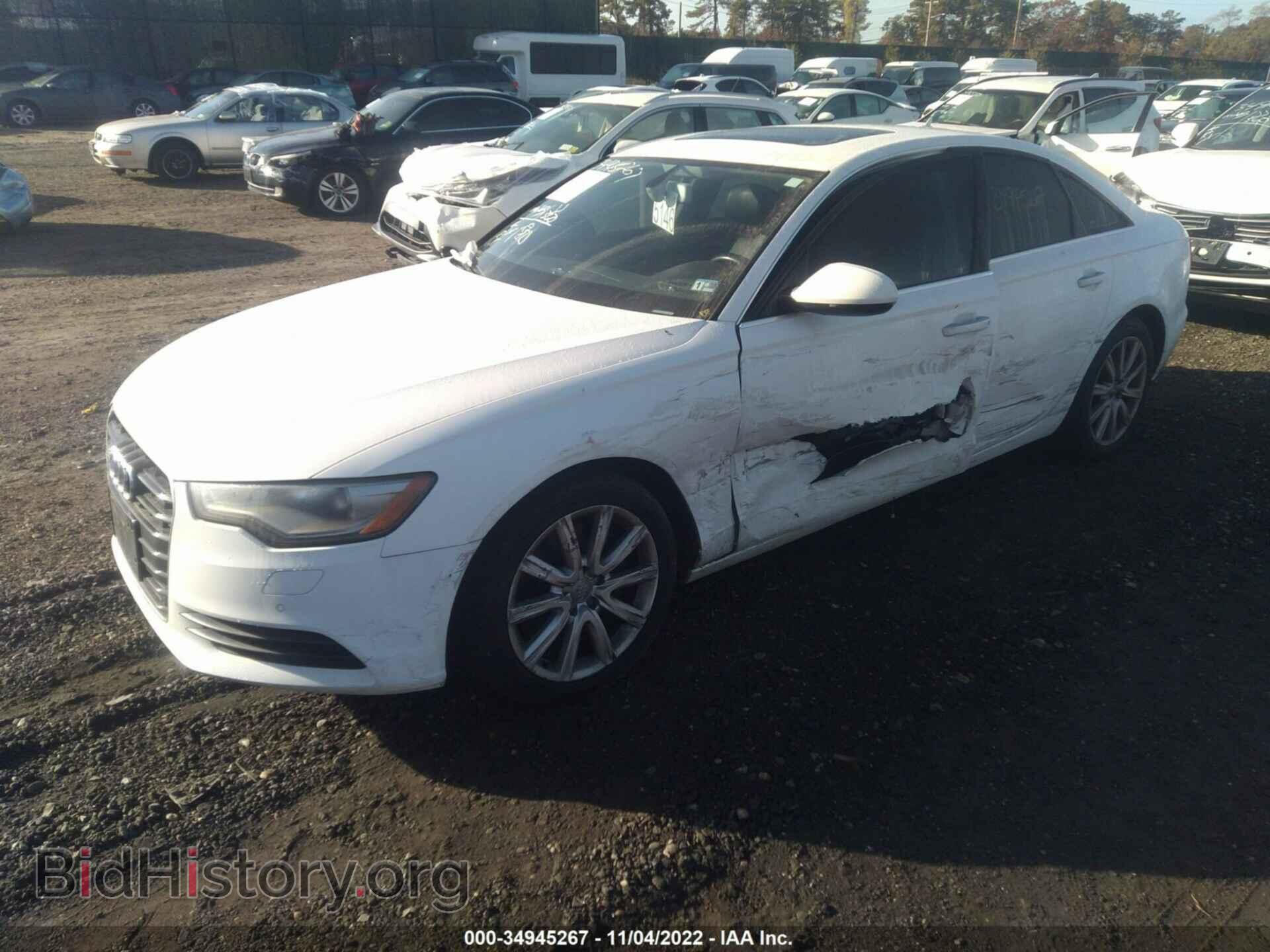 2014 AUDI A6 - VIN: WAUGFAFC2EN149313 - Фото 2