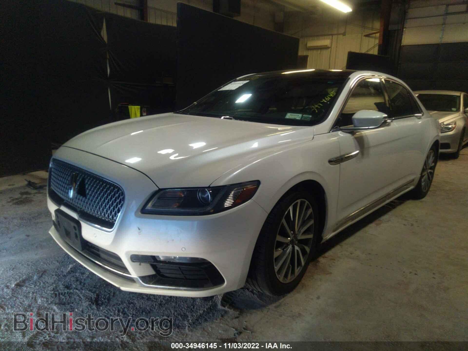 2017 LINCOLN CONTINENTAL - VIN: 1LN6L9TK1H5608039 - Фото 2