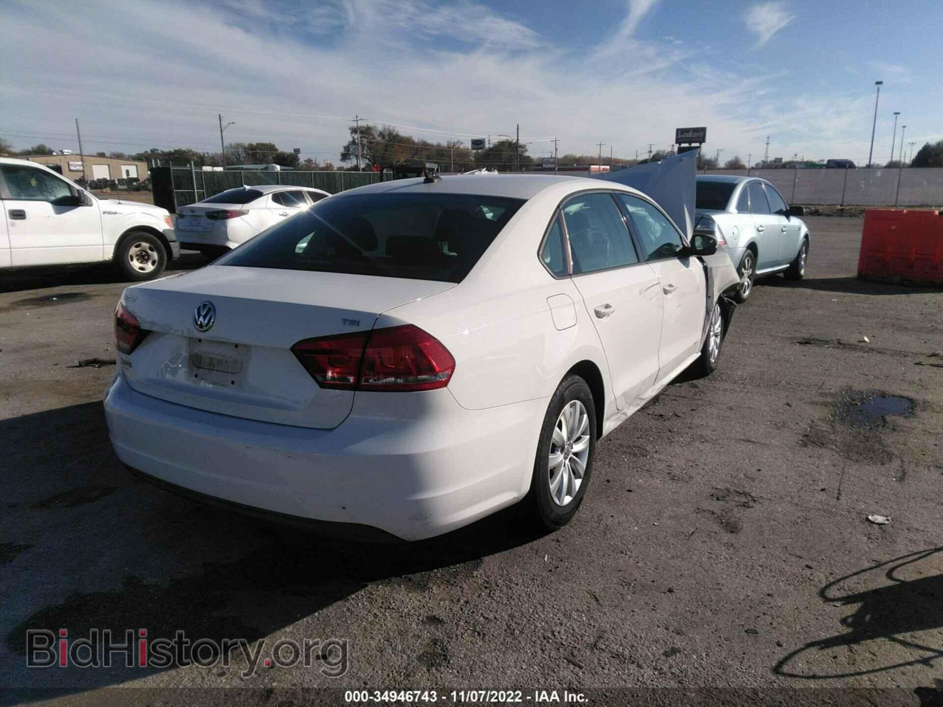2014 VOLKSWAGEN PASSAT - VIN: 1VWAS7A37EC119344 - Фото 4