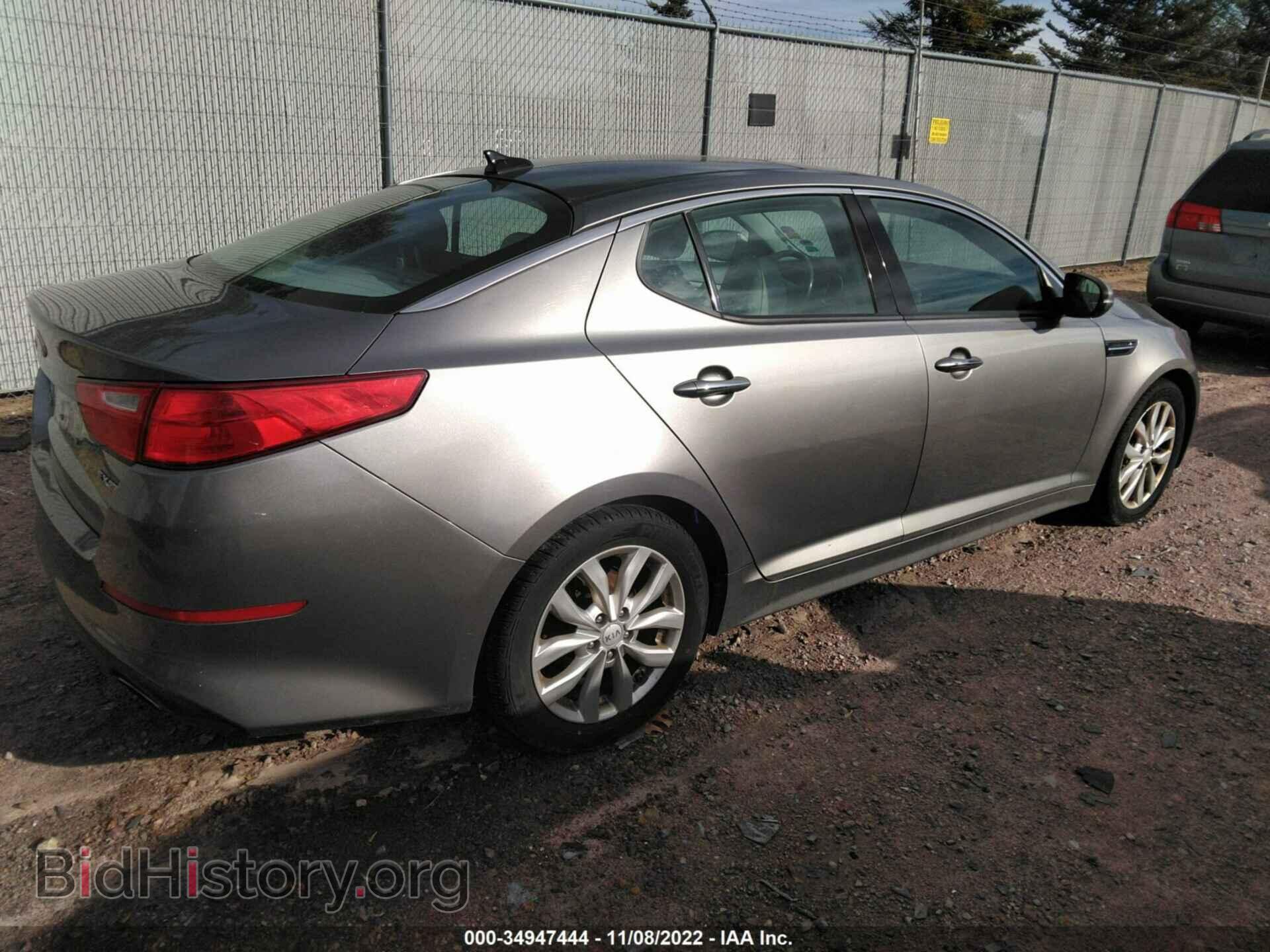 2015 KIA OPTIMA - VIN: 5XXGN4A76FG402177 - Фото 4