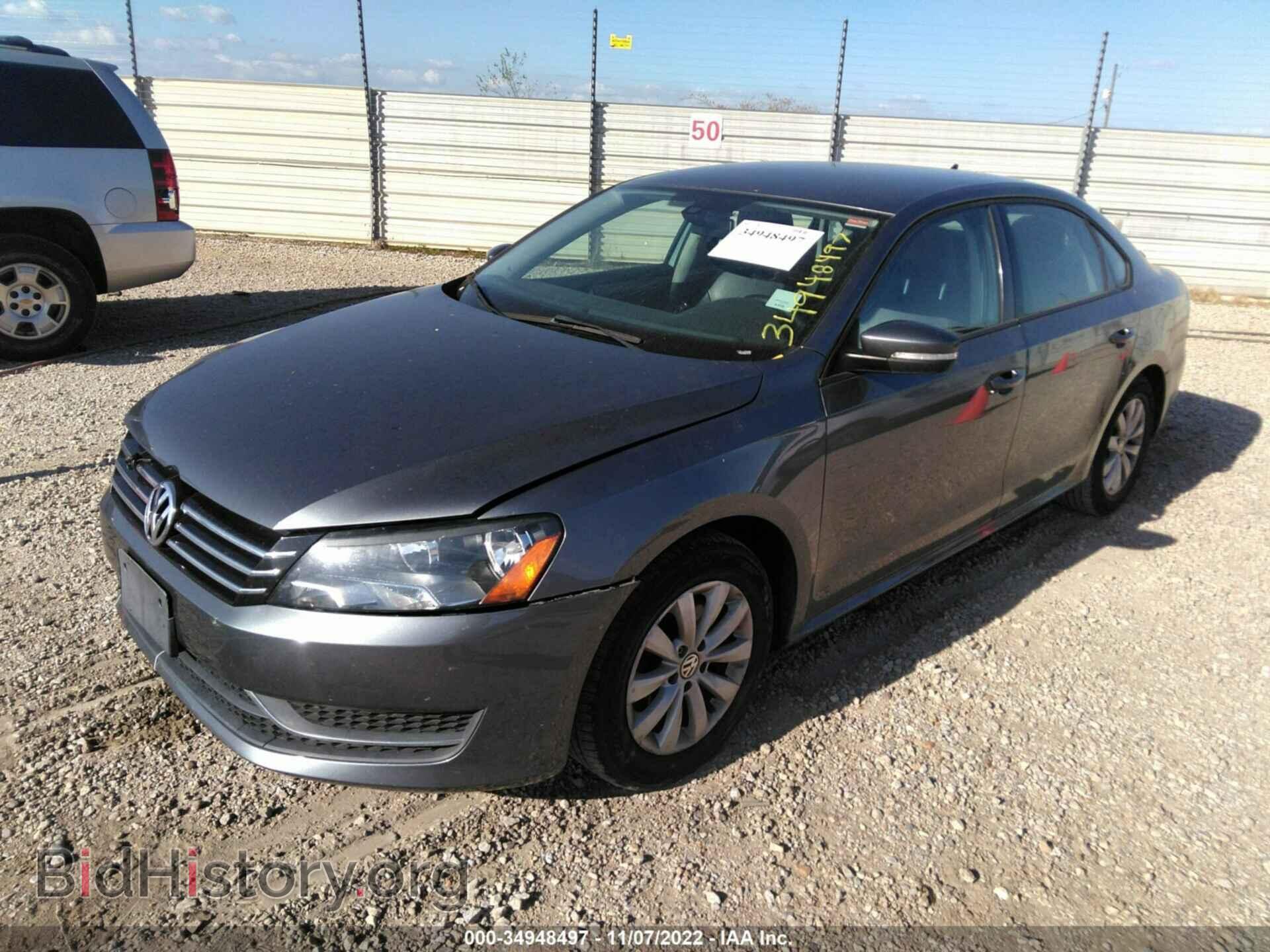 2014 VOLKSWAGEN PASSAT - VIN: 1VWAP7A37EC003434 - Photo 2