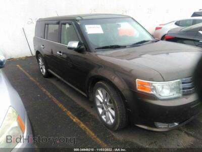 2011 Ford FLEX Limited/Titanium, brown — VIN 2FMHK6DC1BBD30425, IAAI