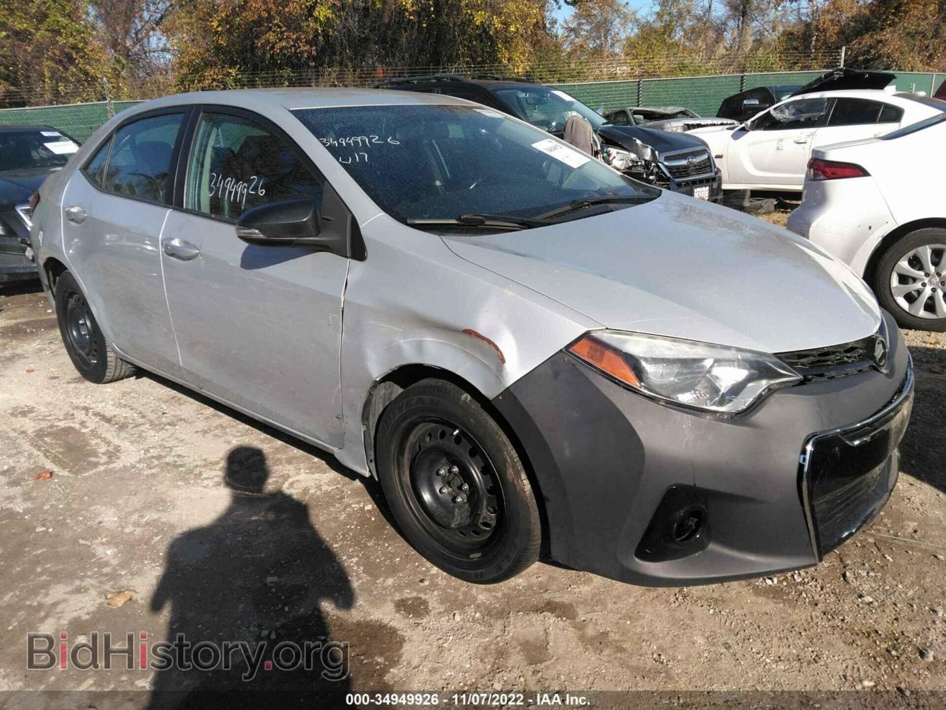 Photo 2T1BURHE8FC385968 - TOYOTA COROLLA 2015