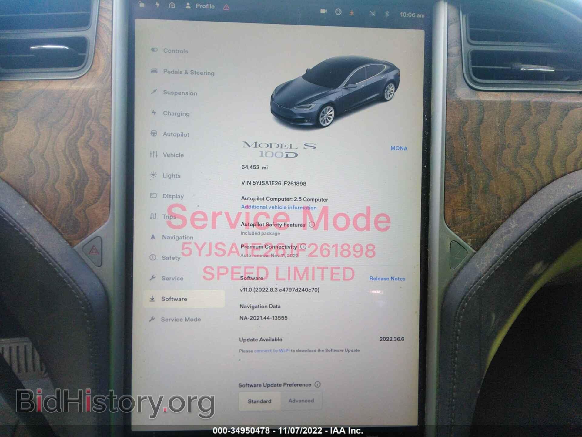 2018 TESLA MODEL S - VIN: 5YJSA1E26JF261898 - Photo 7