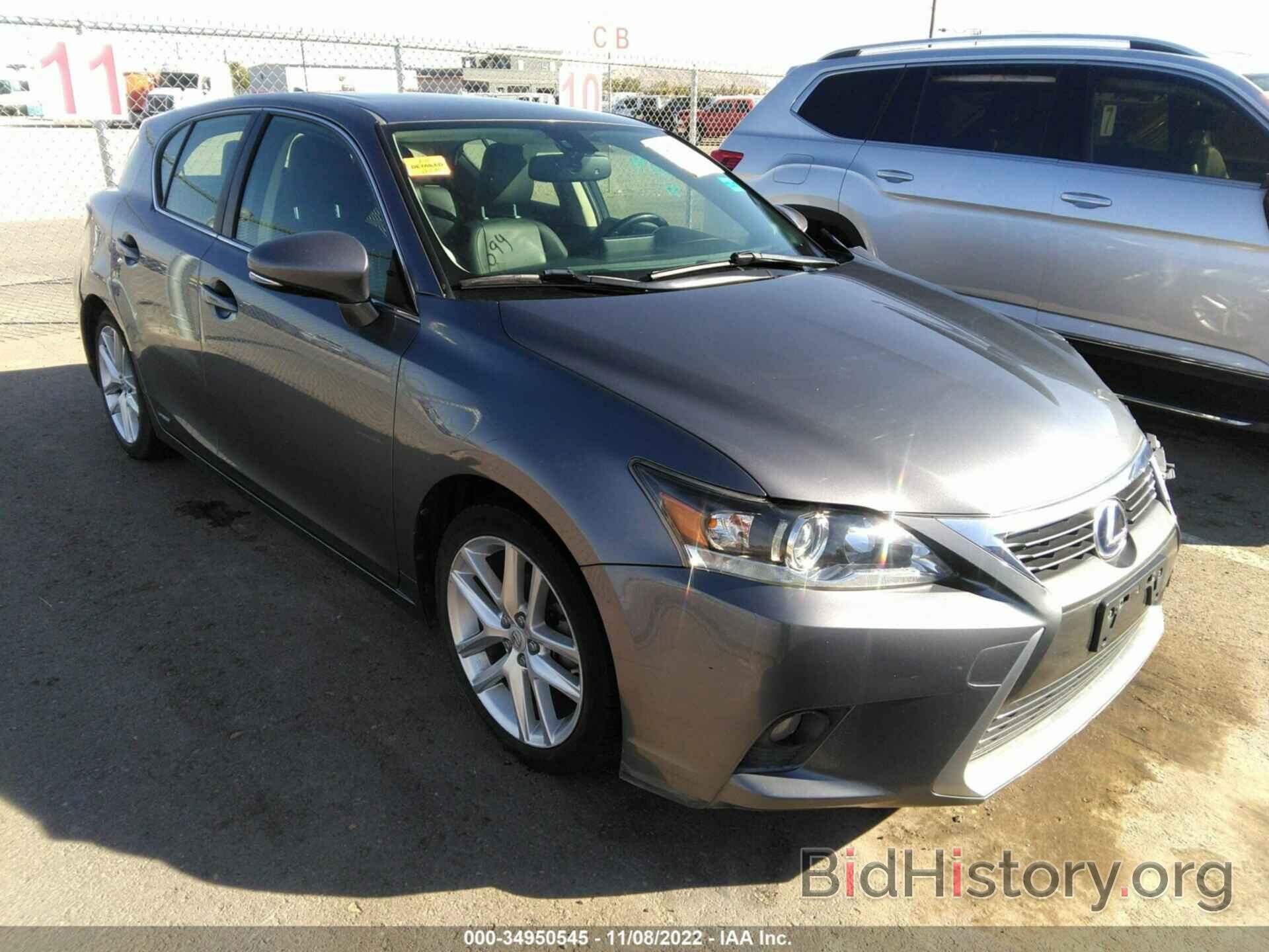 Photo JTHKD5BH1E2194786 - LEXUS CT 200H 2014