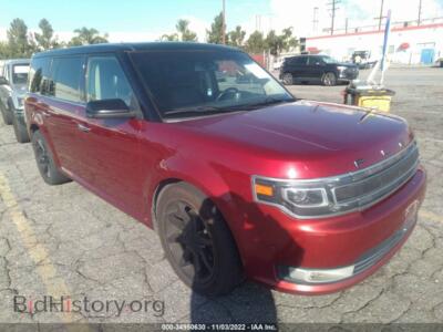 2013 Ford FLEX Limited W/Ecoboost, бордовый — VIN 2FMHK6DTXDBD16932, IAAI