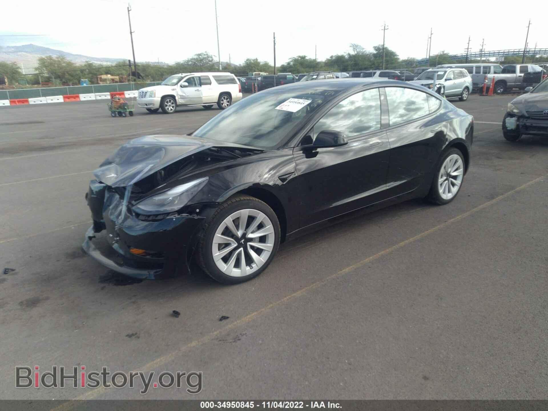 2022 TESLA MODEL 3 - VIN: 5YJ3E1EA9NF323218 - Photo 2