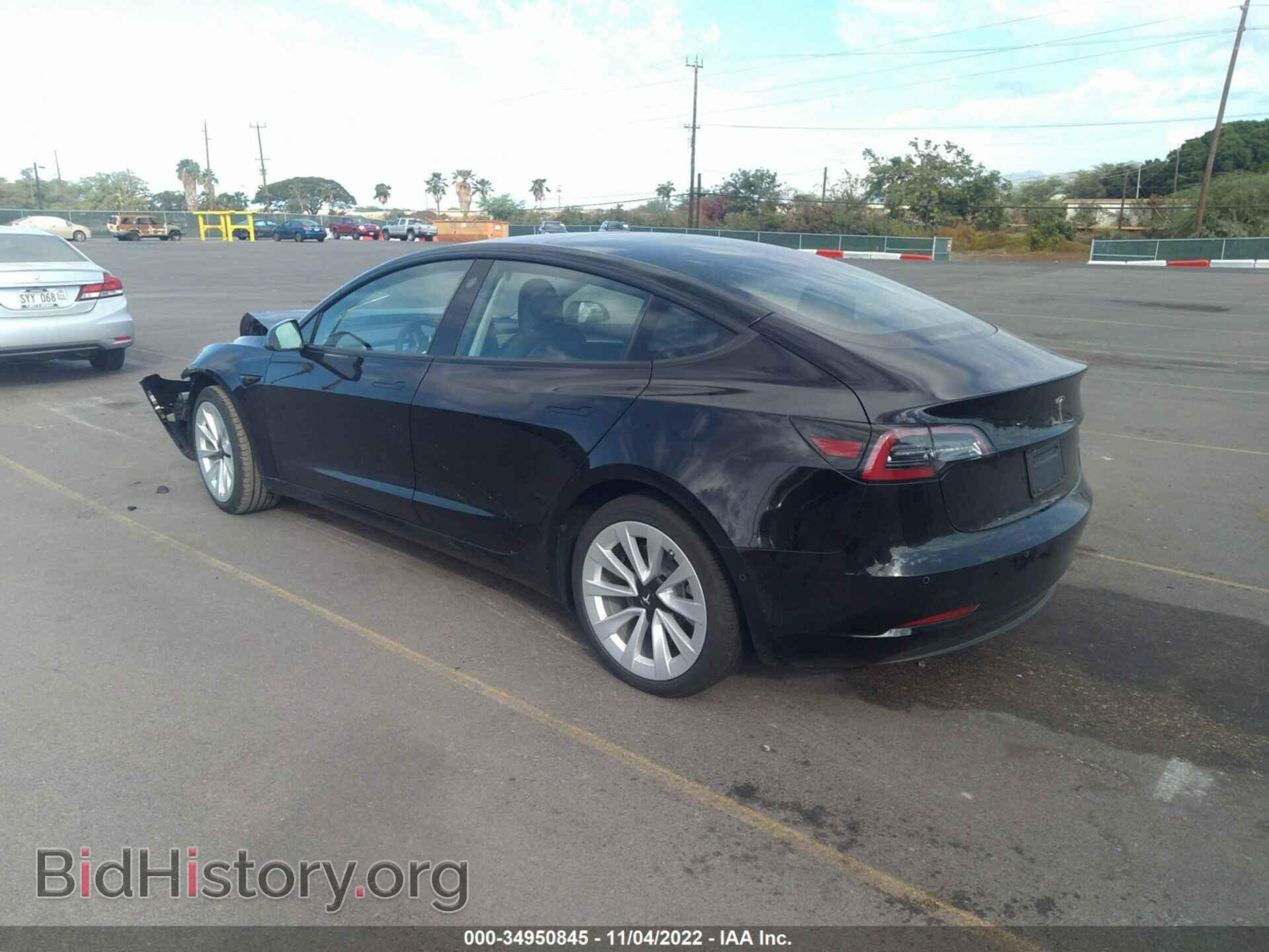 2022 TESLA MODEL 3 - VIN: 5YJ3E1EA9NF323218 - Photo 3