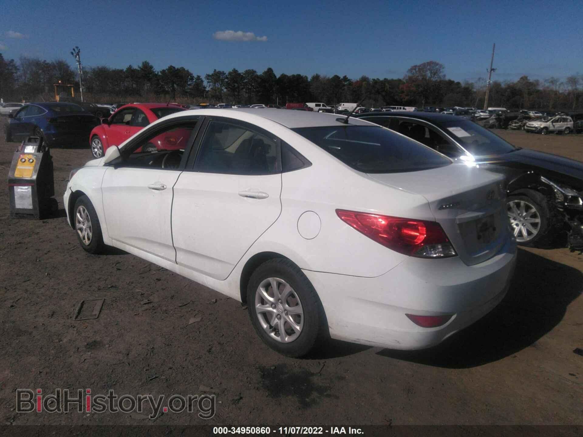 2013 HYUNDAI ACCENT - VIN: KMHCT4AEXDU514437 - Фото 3