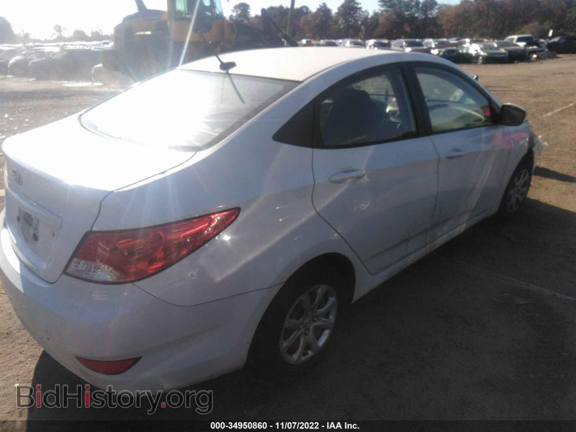 2013 HYUNDAI ACCENT - VIN: KMHCT4AEXDU514437 - Фото 4