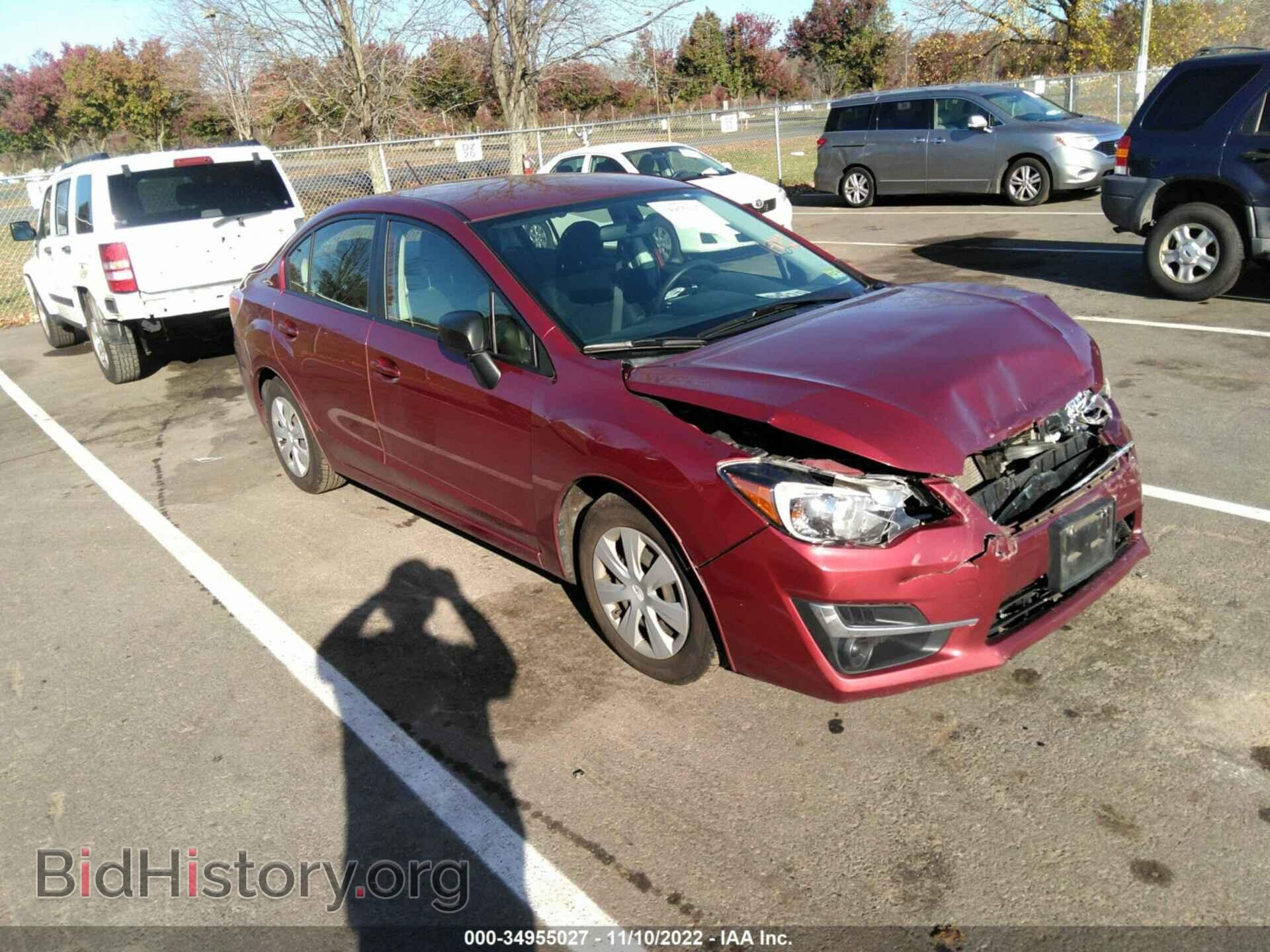 Фотография JF1GJAA69GH022326 - SUBARU IMPREZA SEDAN 2016