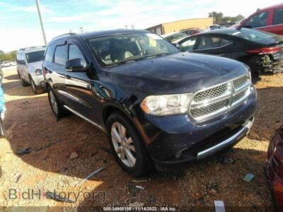 2012 Dodge DURANGO Crew, синий — VIN 1C4RDJDG4CC322653, IAAI
