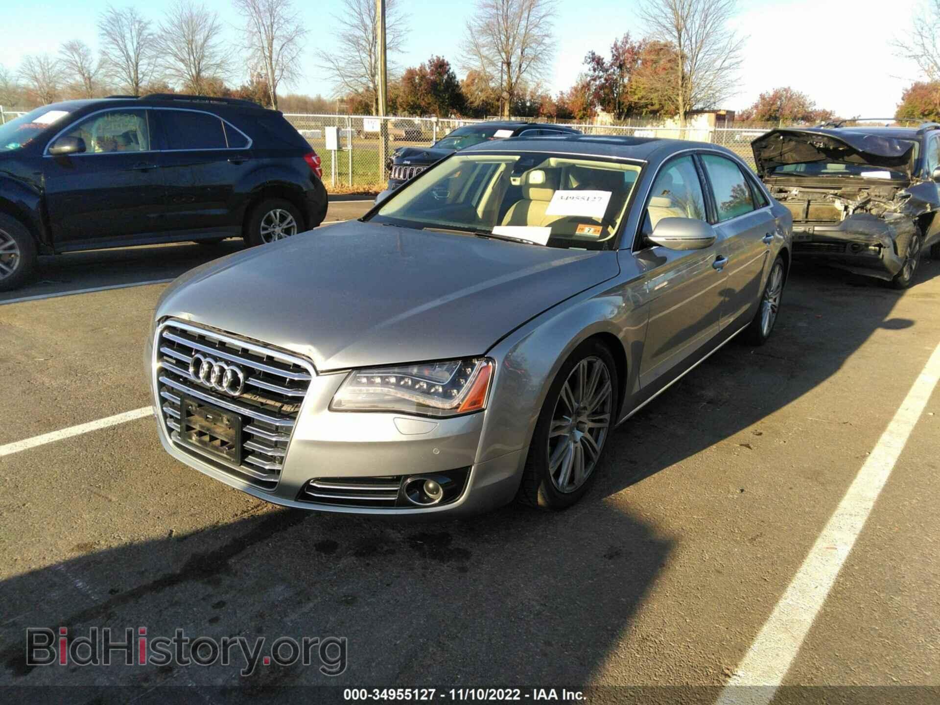 2013 AUDI A8 L - VIN: WAUR2AFD9DN025762 - Фото 2
